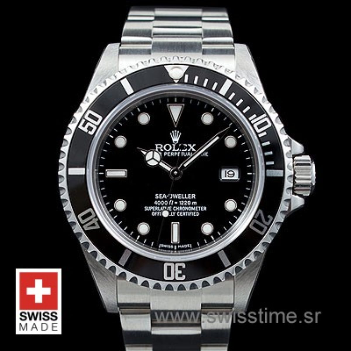 Rolex sea outlet dweller black face