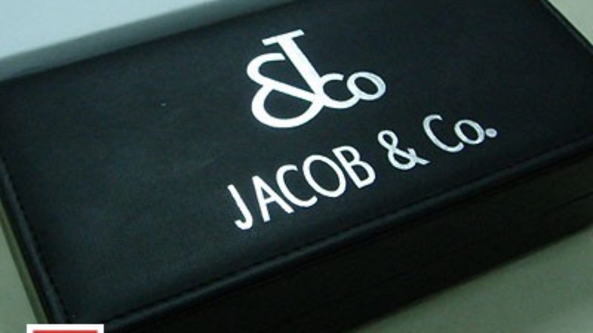 Jacob Co Watch Box in Black with all Seal Tags Papers