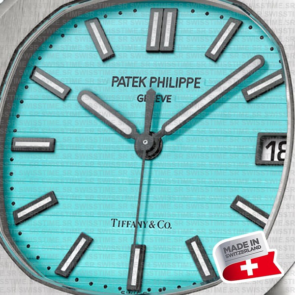 Nautilus Jumbo 5711/1A-018 Tiffany Blue Dial - Dealer Clocks