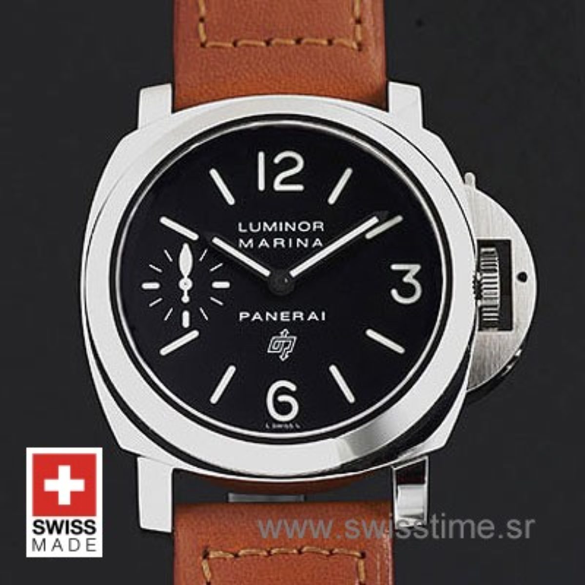 Panerai Luminor Marina Logo PAM005 Steel Replica Watch