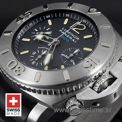 Panerai Luminor Submersible Chrono 1000m Swisstime Watch