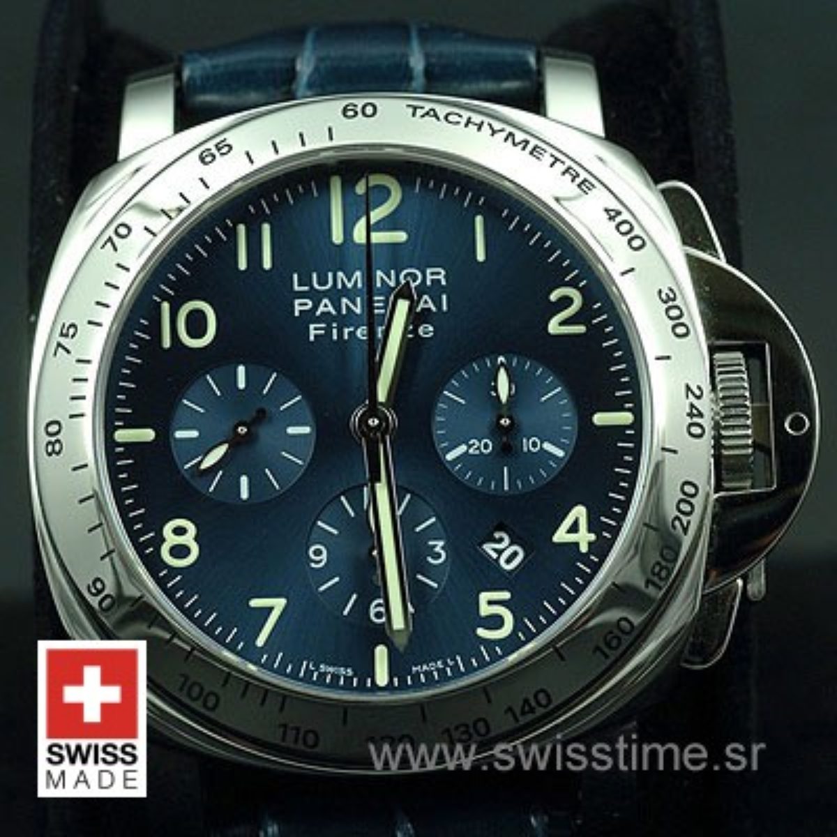 Buy Panerai Luminor Chrono Daylight 44mm Titanium Blue Dial