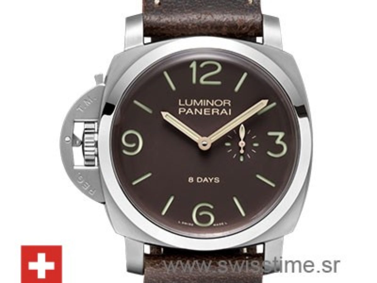 Panerai Luminor 1950 Left Handed 8 Days Swisstime Watch