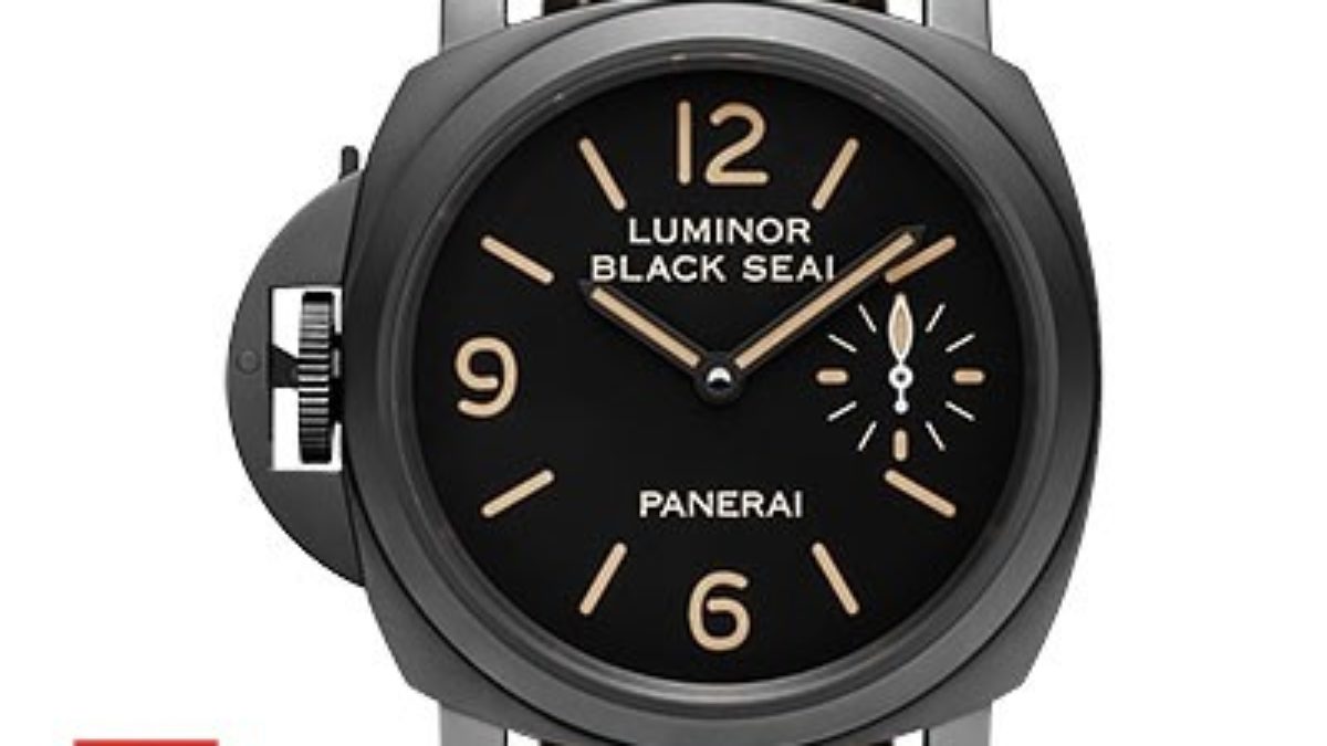 Panerai Luminor DLC Black Seal Left Handed Replica Watch