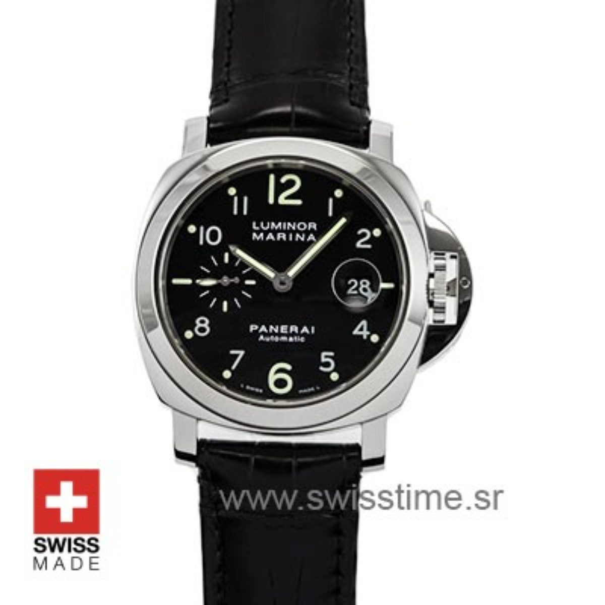 Panerai Luminor Marina Automatic 44mm Leather Strap Watch