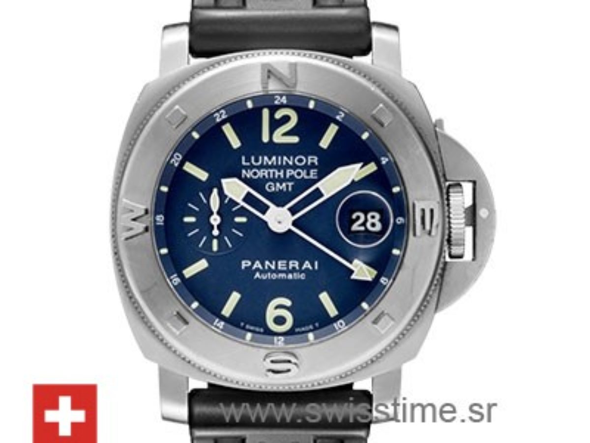 Panerai Luminor North Pole GMT Swisstime Replica Watch