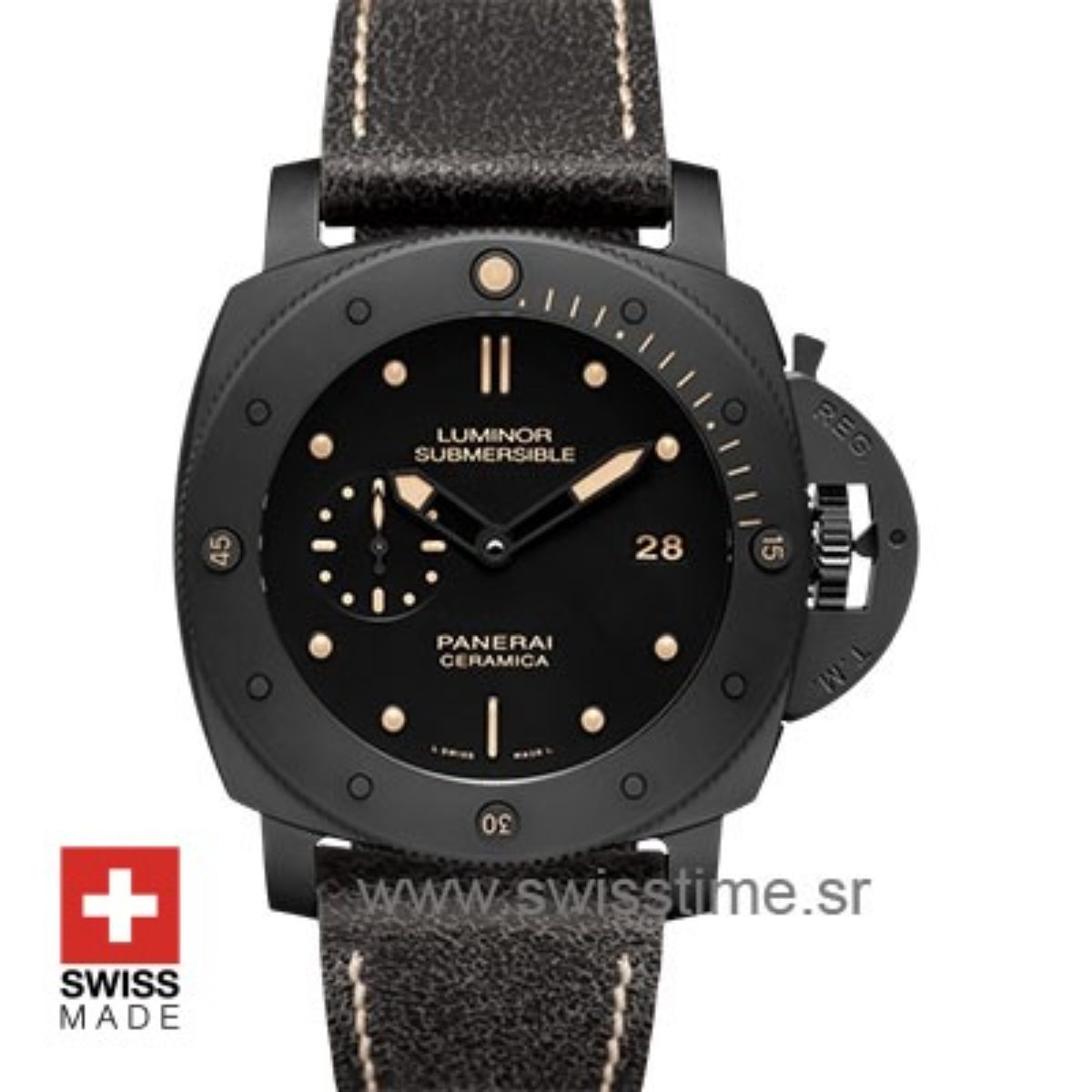 Panerai Luminor Submersible 1950 Ceramica Swisstime Replica