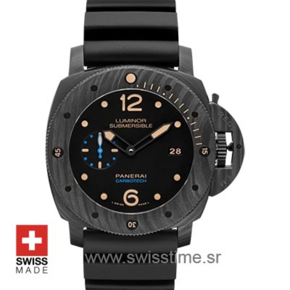 Panerai Luminor Submersible 1950 Carbotech Replica Watch