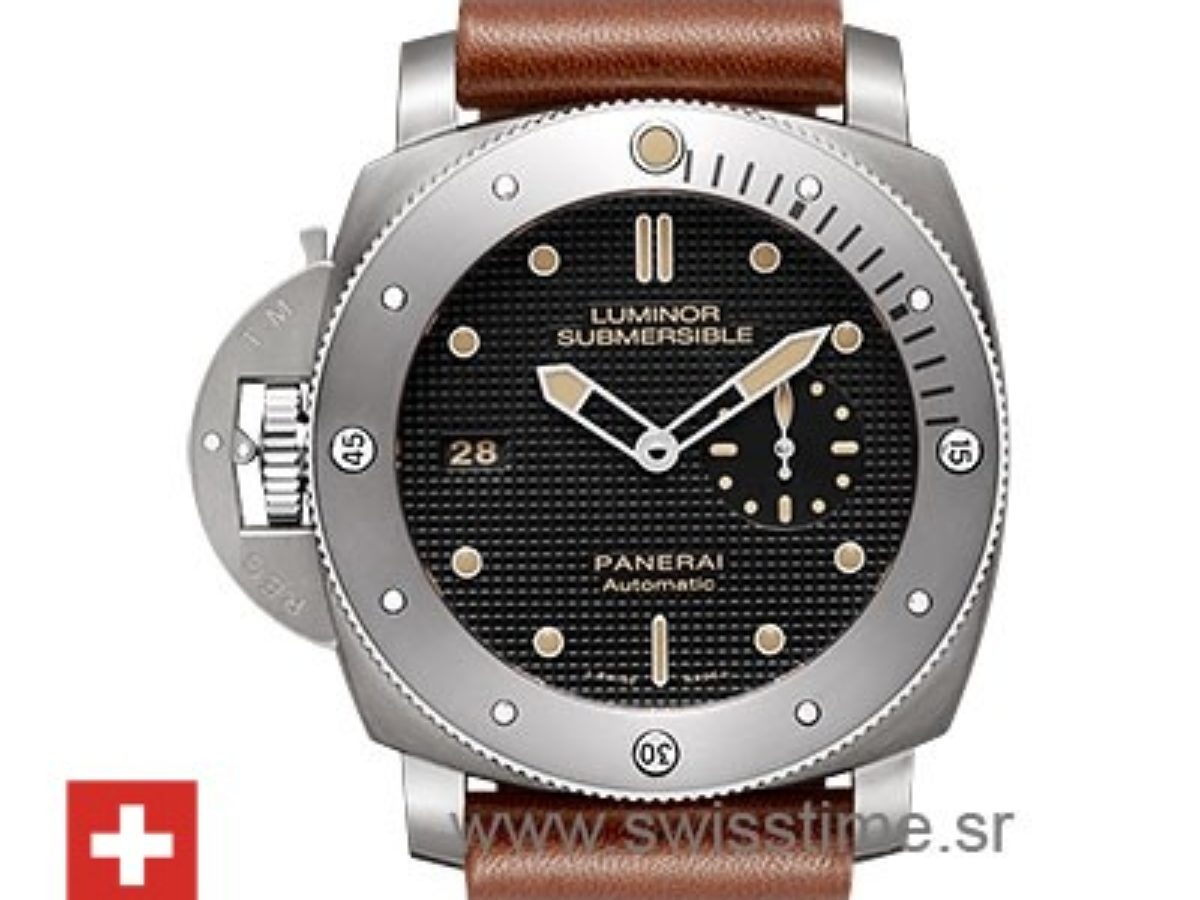 Panerai Luminor Submersible 1950 Left Handed Replica Watch