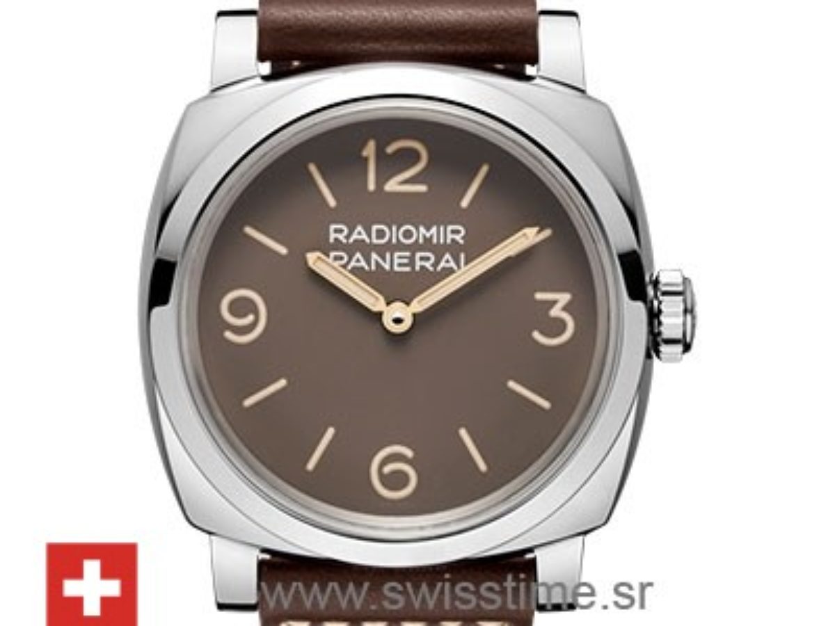 Panerai Radiomir 1940 3 Days Brown Dial Swisstime Watch