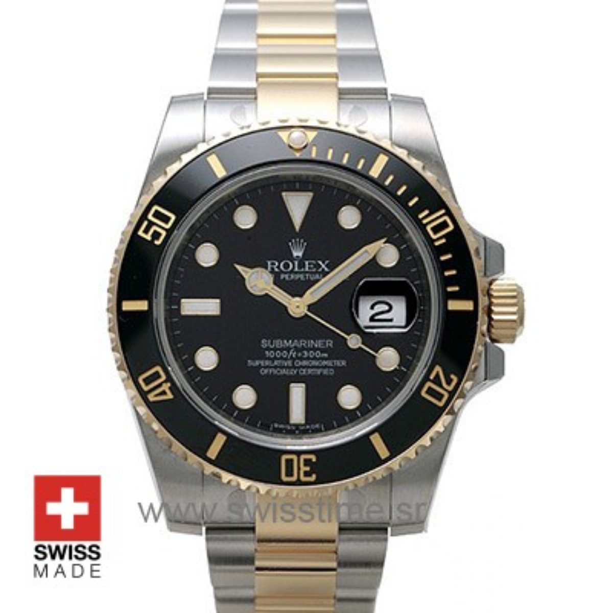 submariner 2 tone black